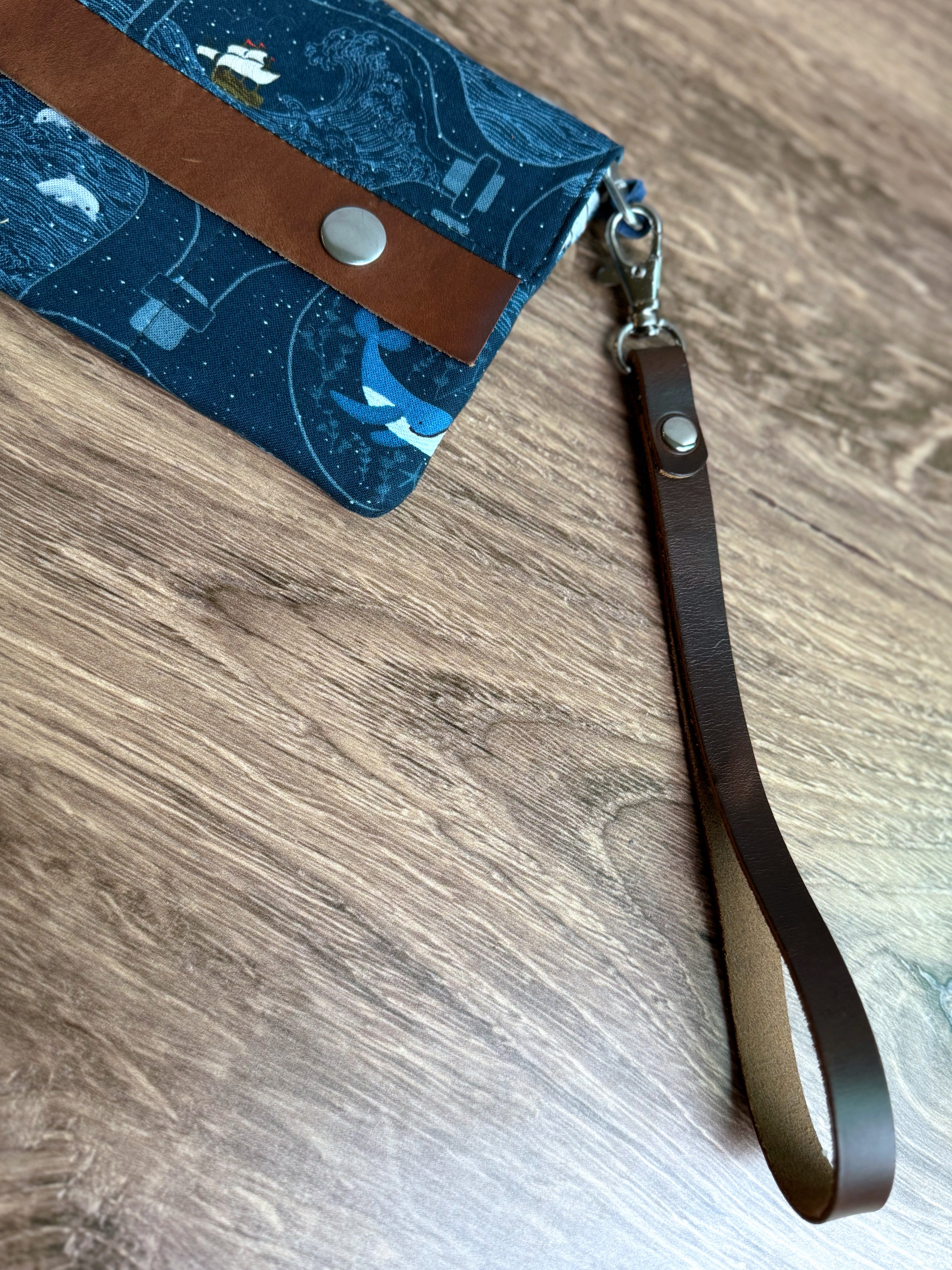 Wrist Straps - Snap to A Pouch or Wallet for an Instant Wristlet (in Leather, Waxed Canvas, & Many Colors) - KrisChris